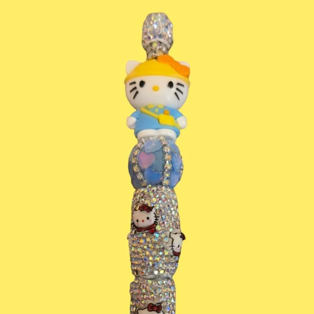 Hello Kitty Rhinestone Ink Pen~ New!! - Picture 4 of 4